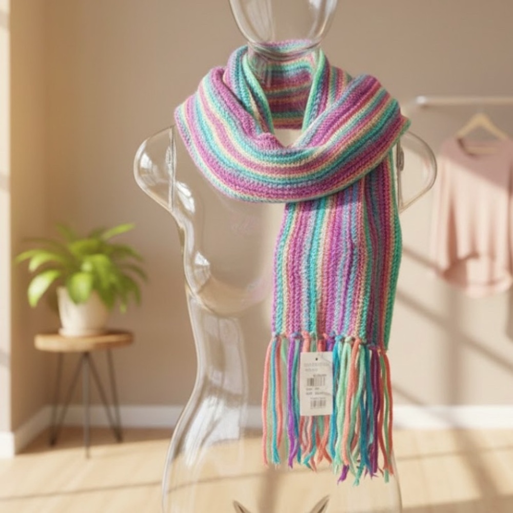 Lulu fringed scarf
